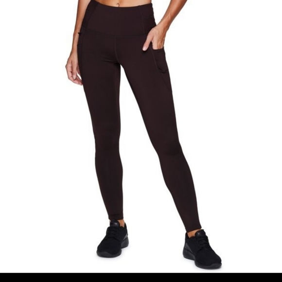 Spyder Active Maroon Leggings Medium 